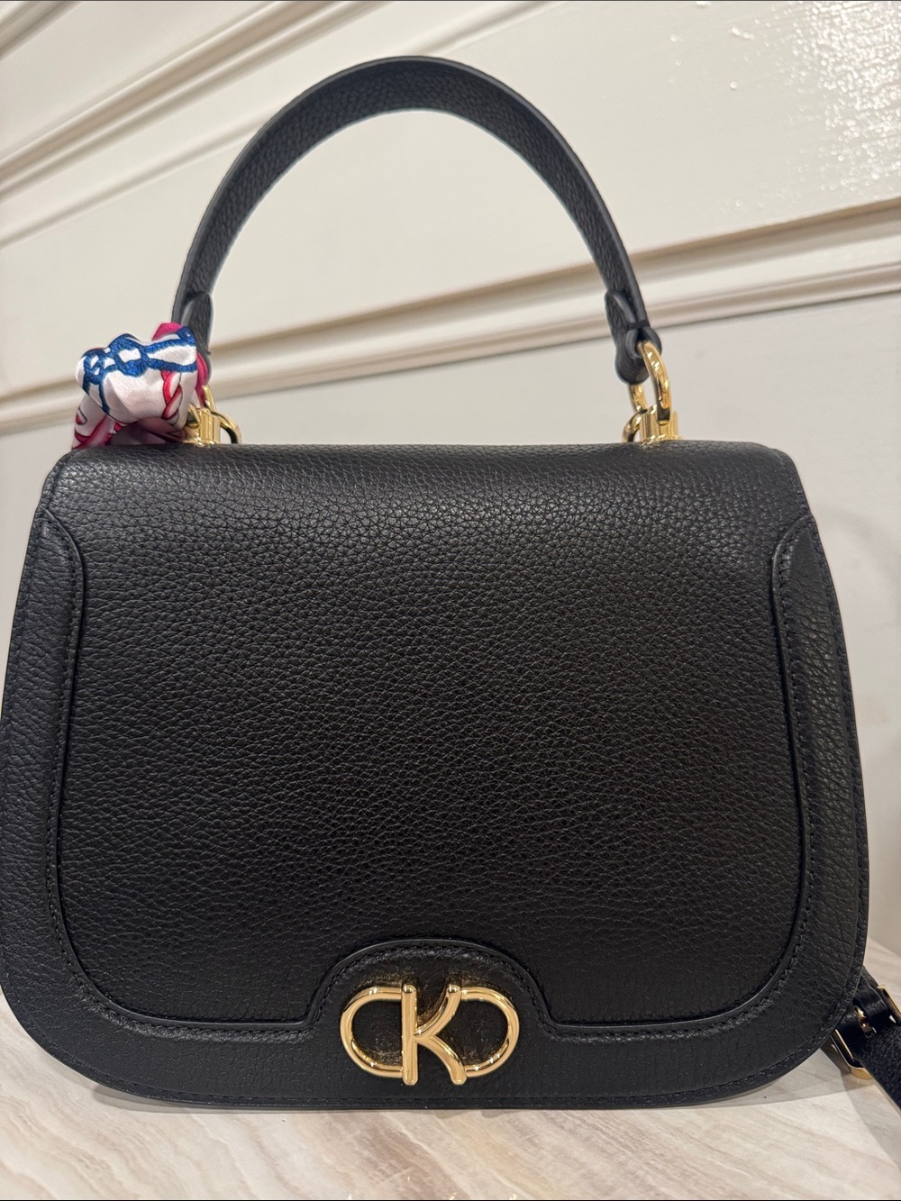 Kate Spade Bag Kyla Top Handle Pebbled Leather Crossbody EUC - Picture 4 of 17
